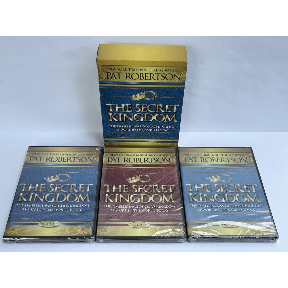 Pat Robertson's The Secret Kingdom Volumes I, II and III DVD New Sealed